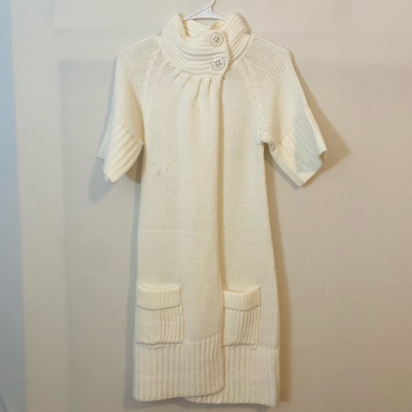 J.J. Always Women’s Small Short Sleeve Knit Long Casual Cardigan - Picture 1 of 8